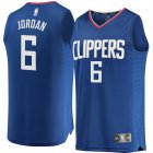 Camiseta DeAndre Jordan 6 Los Angeles Clippers Icon Edition Azul Hombre